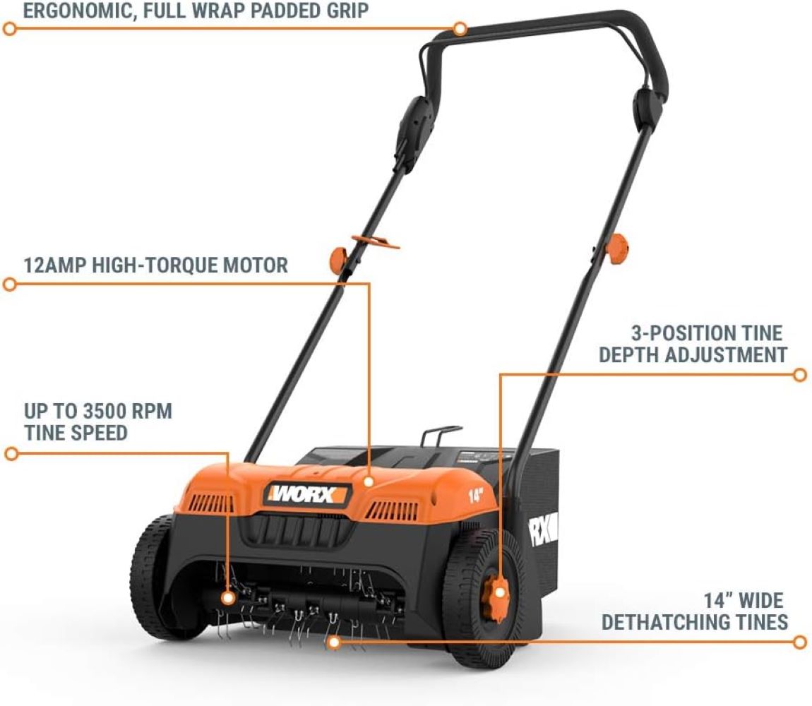 WORX WG850 dethatcher - View #2