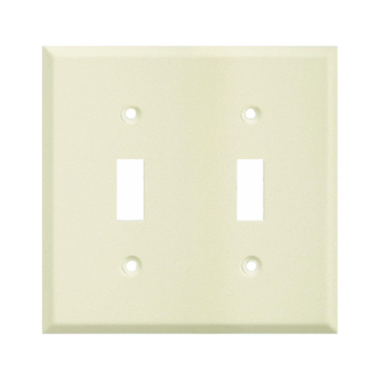 Jackson Deerfield 8IK102 Pro-Plate Double Toggle Wall Plate Ivory Wrinkle Finish #8IK102-0203