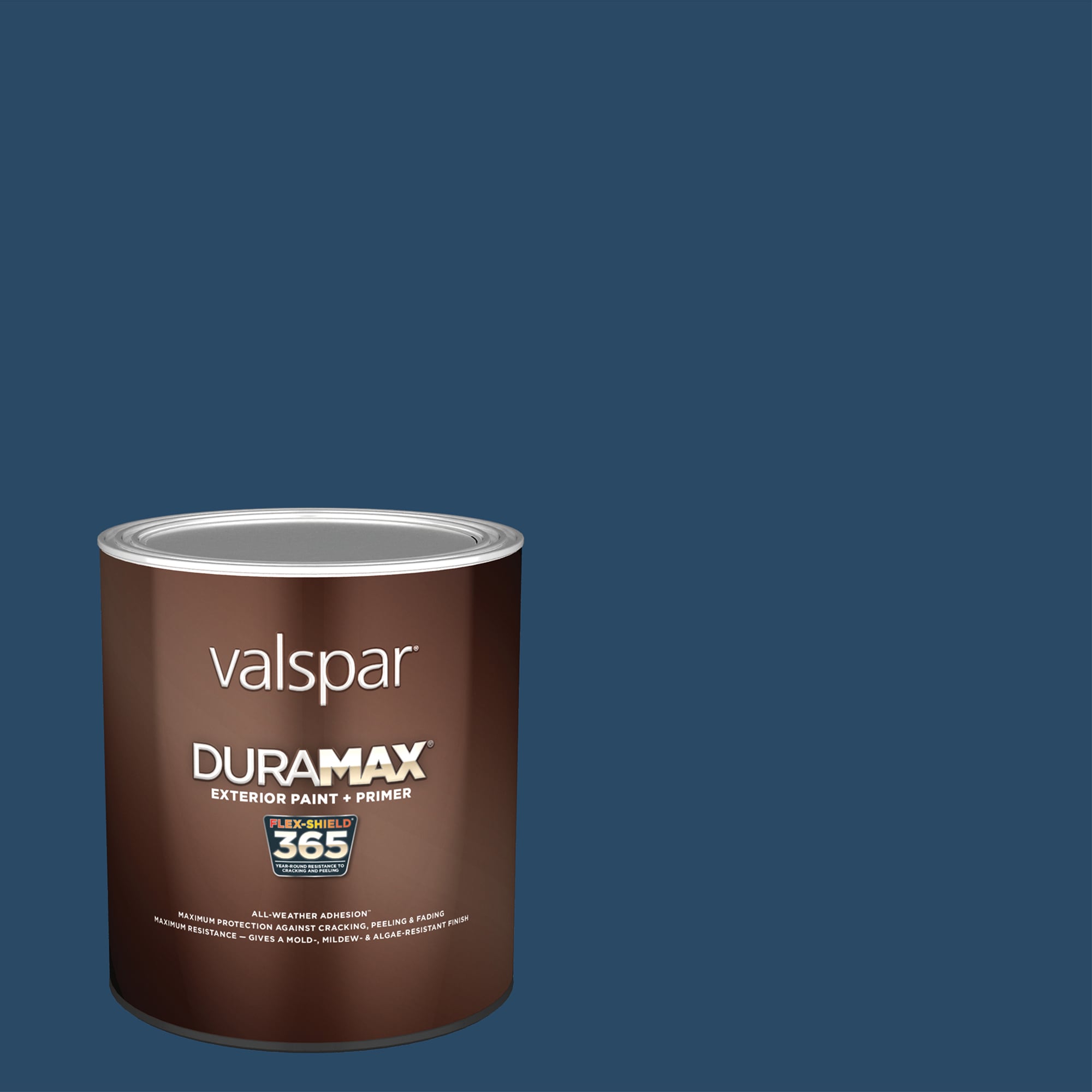 Valspar 4009-7-336702 Duramax Satin Indigo Cloth 4009-7 Latex Exterior Paint + Primer ( 1-quart )