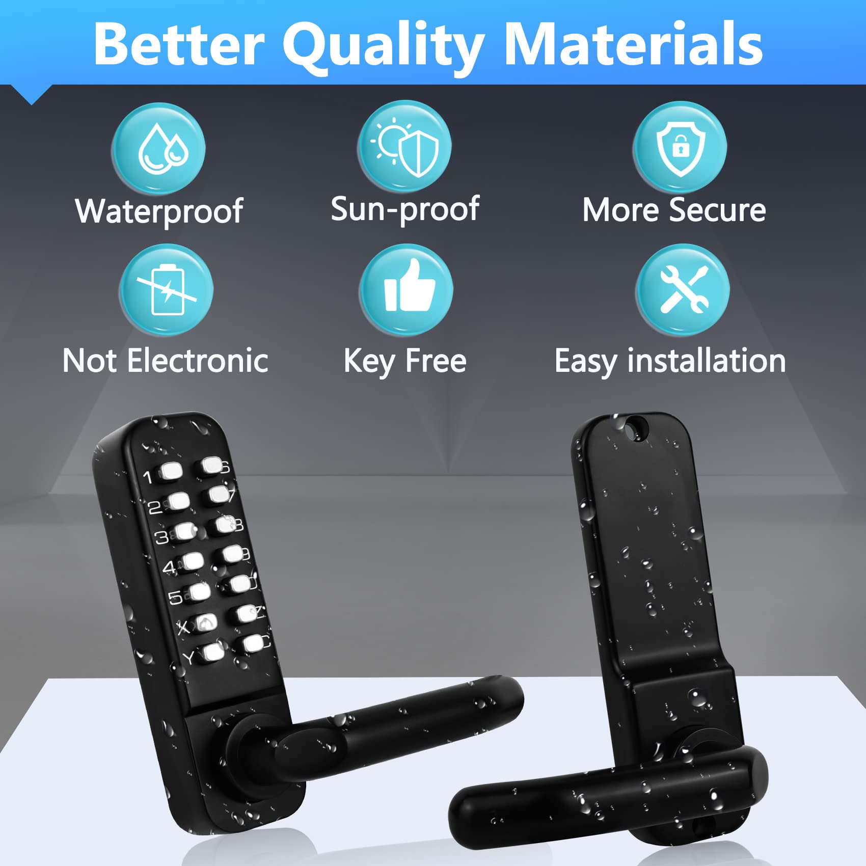 CYIKE LCY0811E412 Electronic-Door-Locks - View #5
