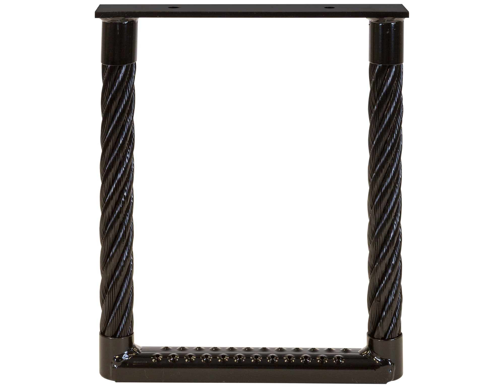 Buyers Products 5231512 Black Powder Coated Cable Type Truck Step- 15 X 12 X 1.38-in Deep