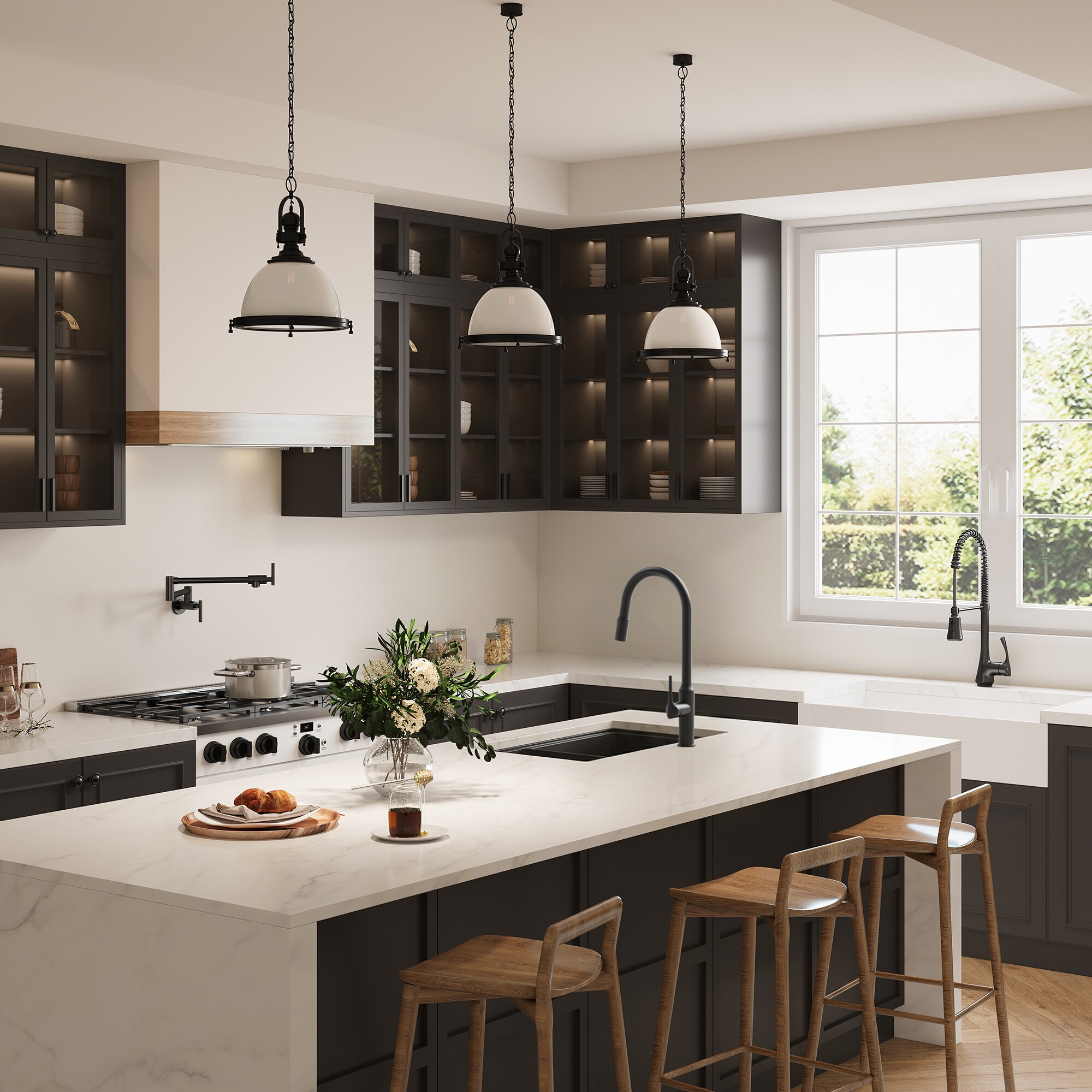 YAWWALK Y12W97K-MB Kitchen-Faucets - View #3