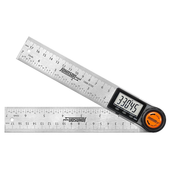 Johnson Level Silver Metal Standard (SAE) Ruler in the Rulers & Measuring  Devices department at