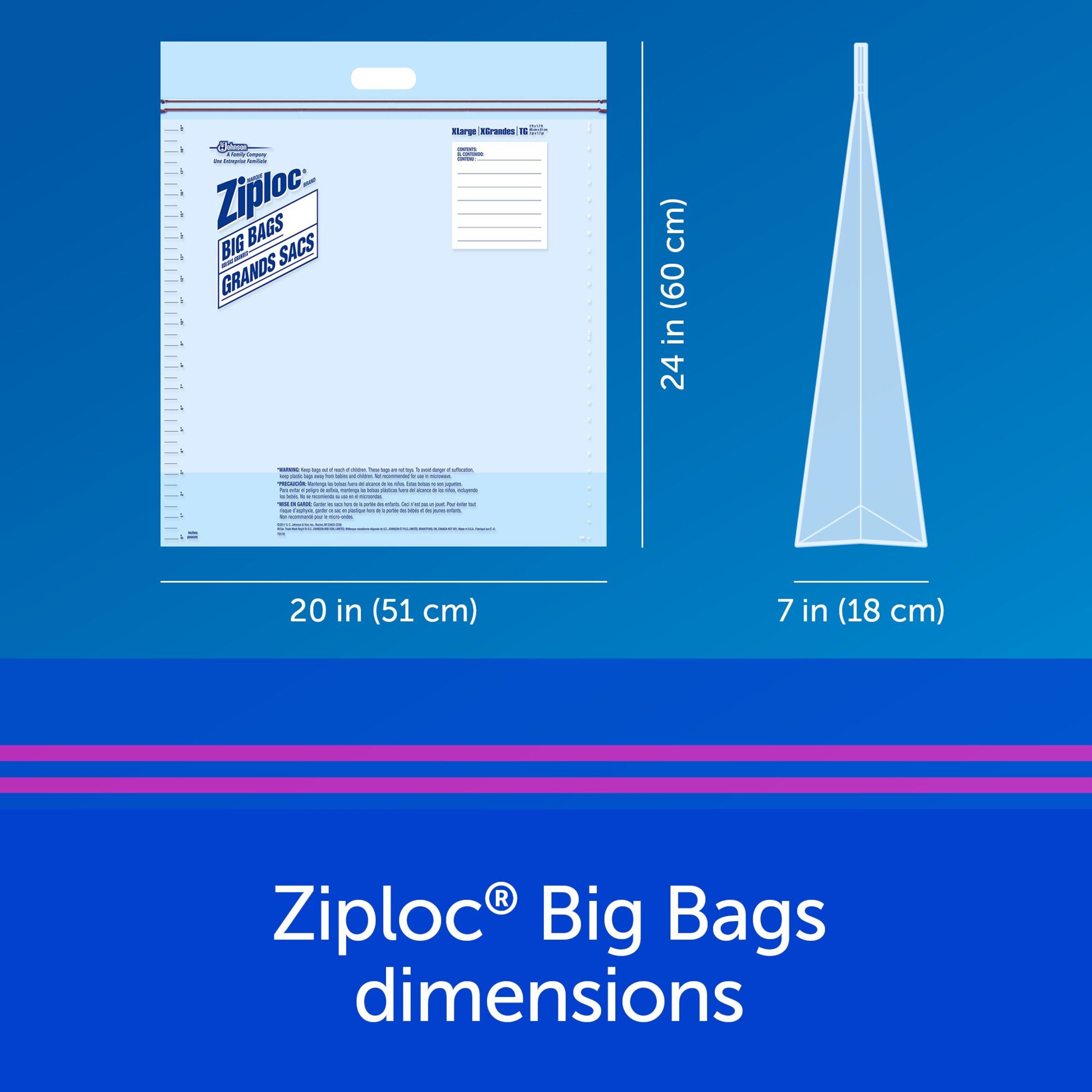 Ziploc Stars & Stripes Big Bags XL - 4ct – Target Inventory