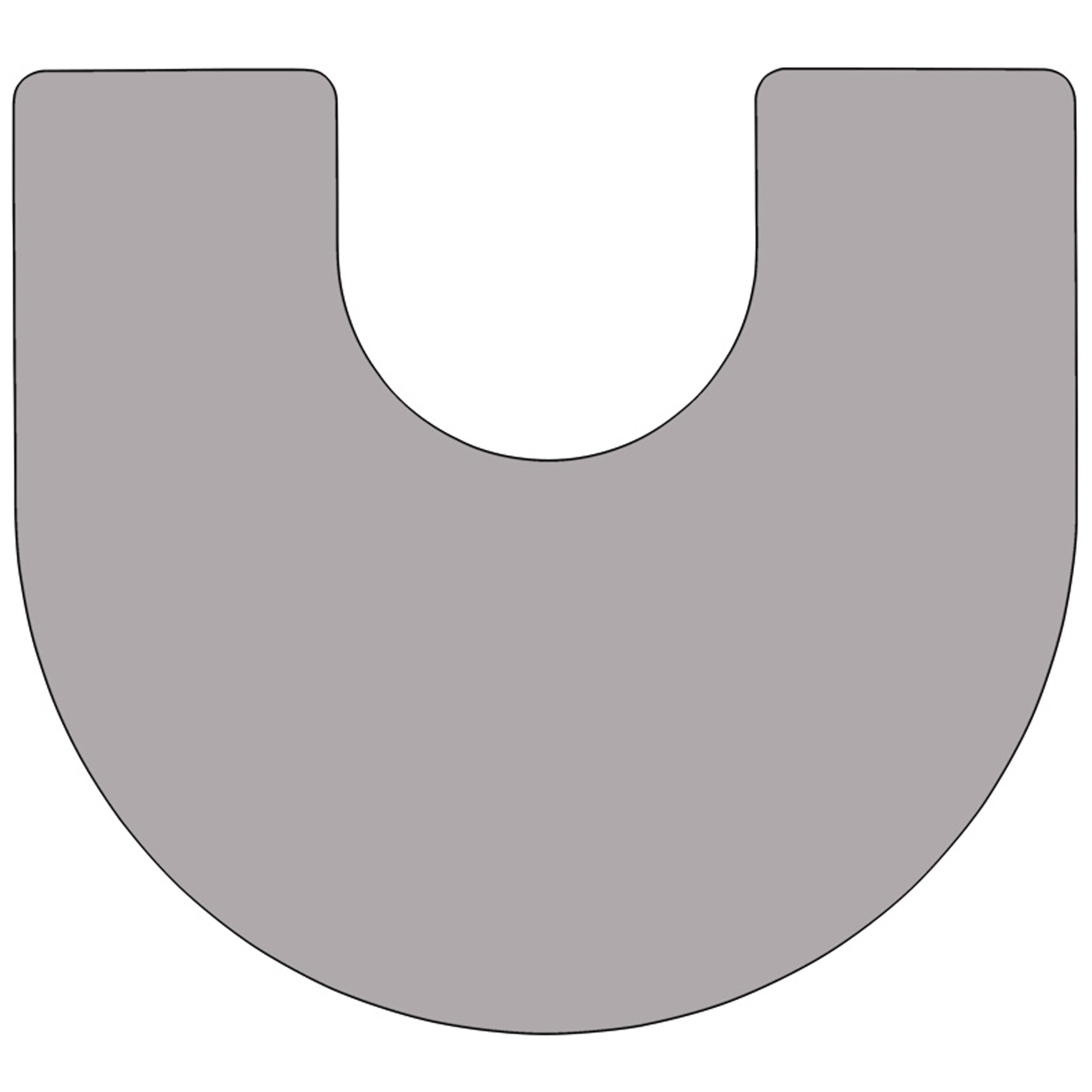 Horseshoe Grey 60''x66'' Thermal Laminate Adjustable Activity Table