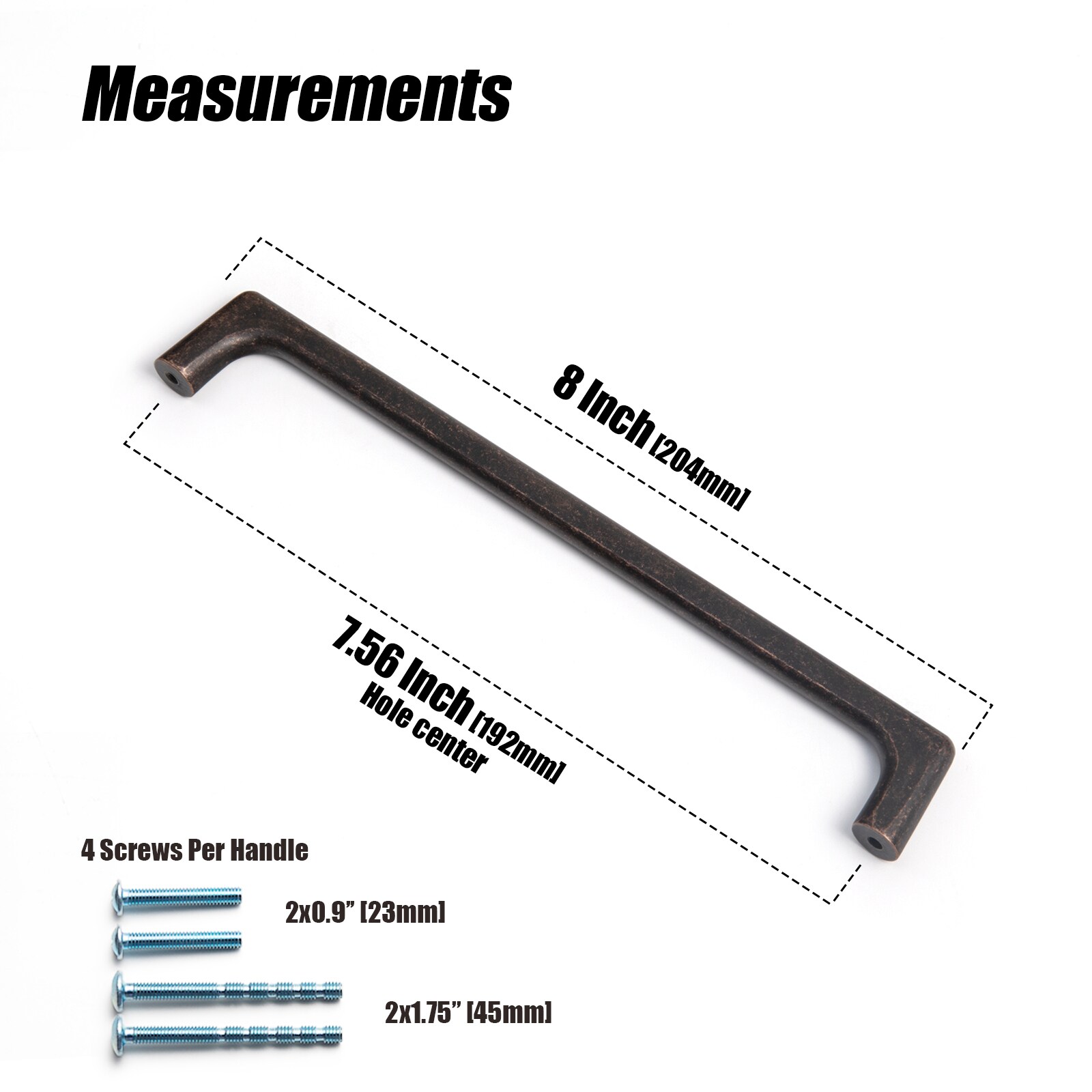 Miaokesen 052AGT-192 Cabinet-Pulls - View #2