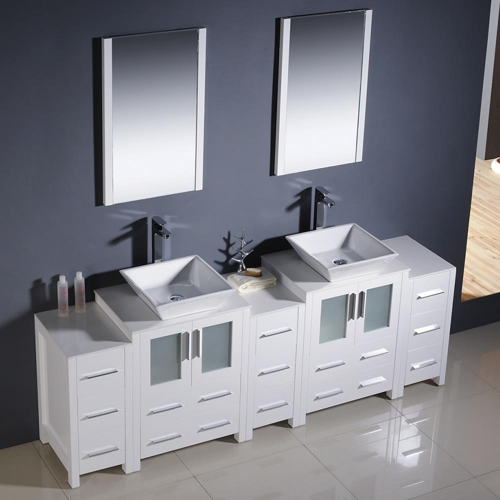 Fresca FVN62-72WH-VSL Bath-Vanity-Combo - View #3