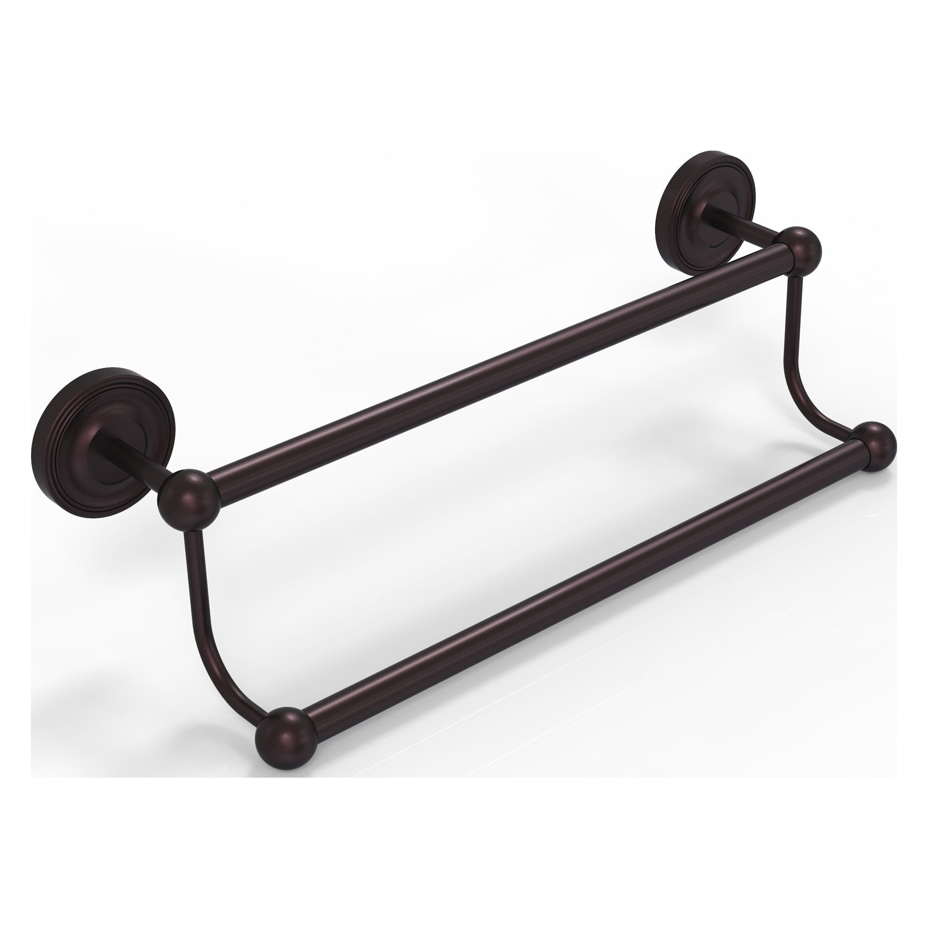 Allied Brass PR-72/18-ABZ Prestige Regal 18-in double Antique Bronze Wall mount Double Towel Bar