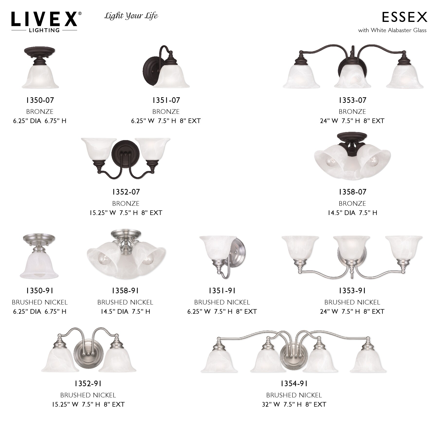 Livex Lighting 1358-91 flushmounts - View #4