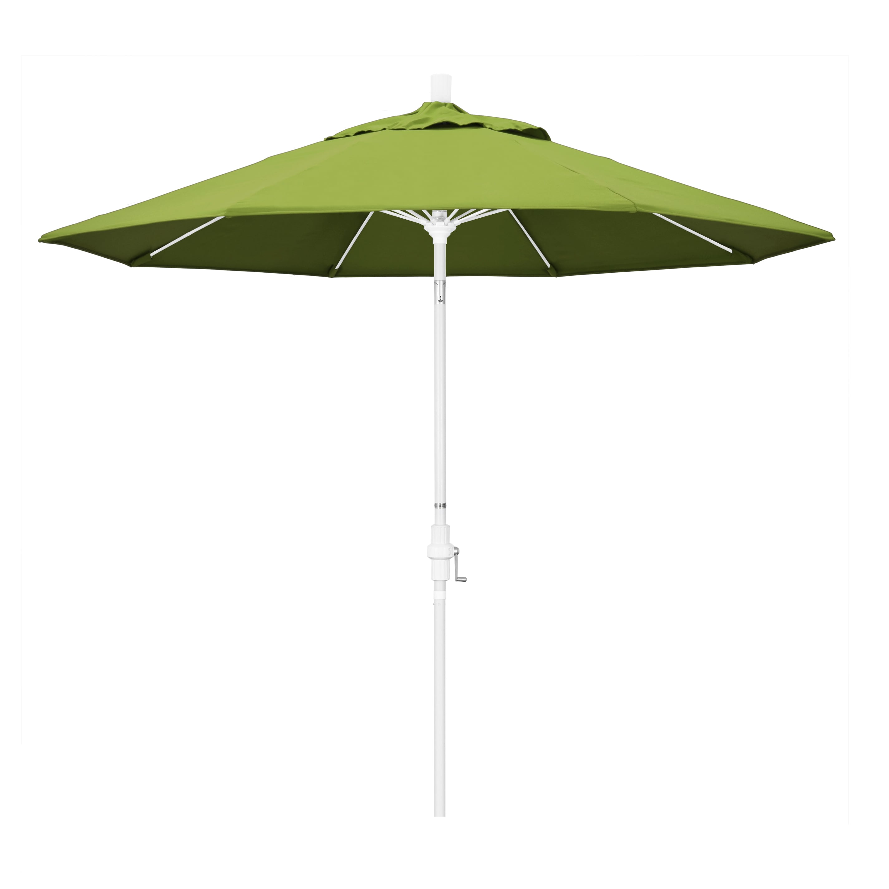 California Umbrella GSCUF908170-5429 9-ft Aluminum Green Auto-tilt Market Patio Umbrella