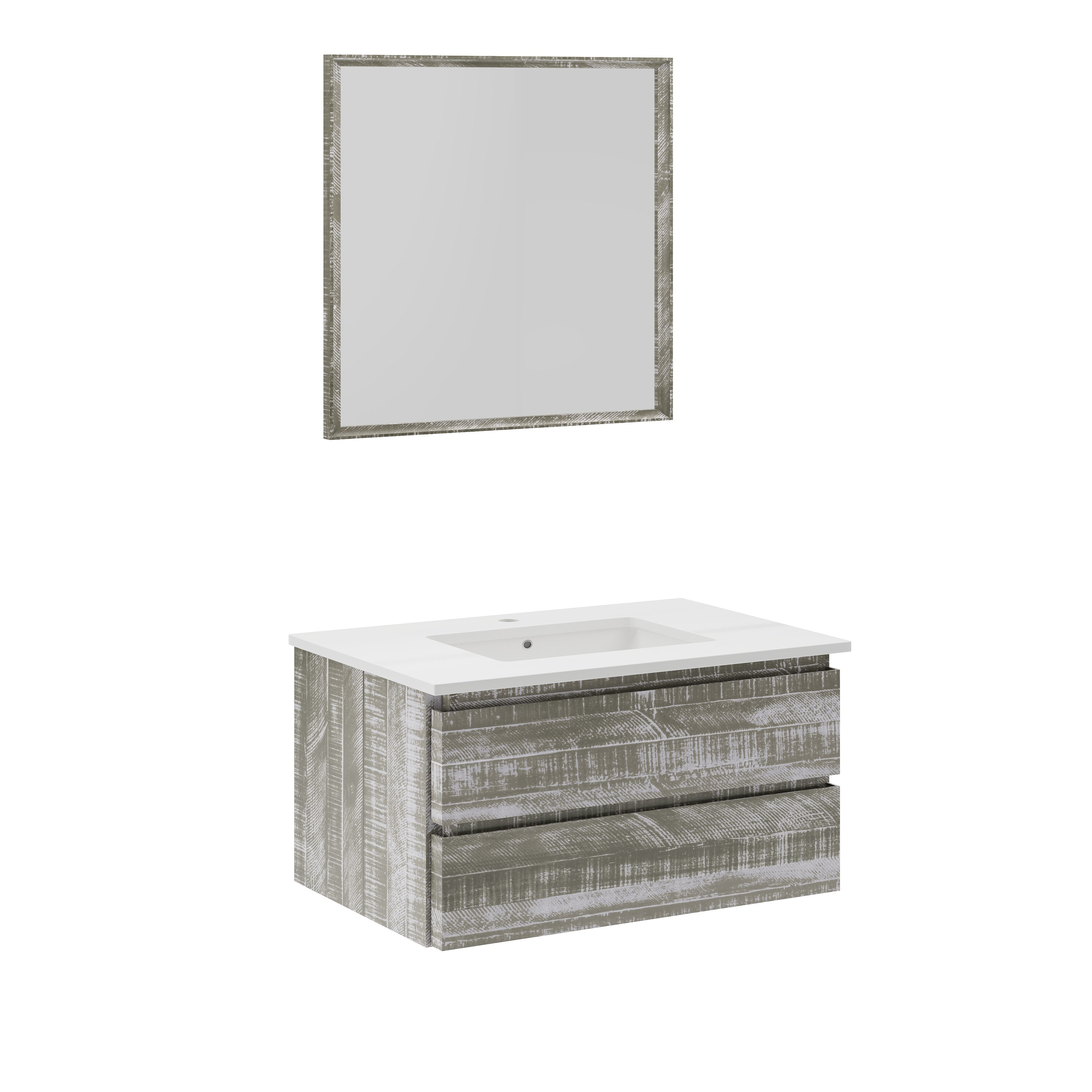 Fresca FVN3136ASH Bath-Vanity-Combo - View #2