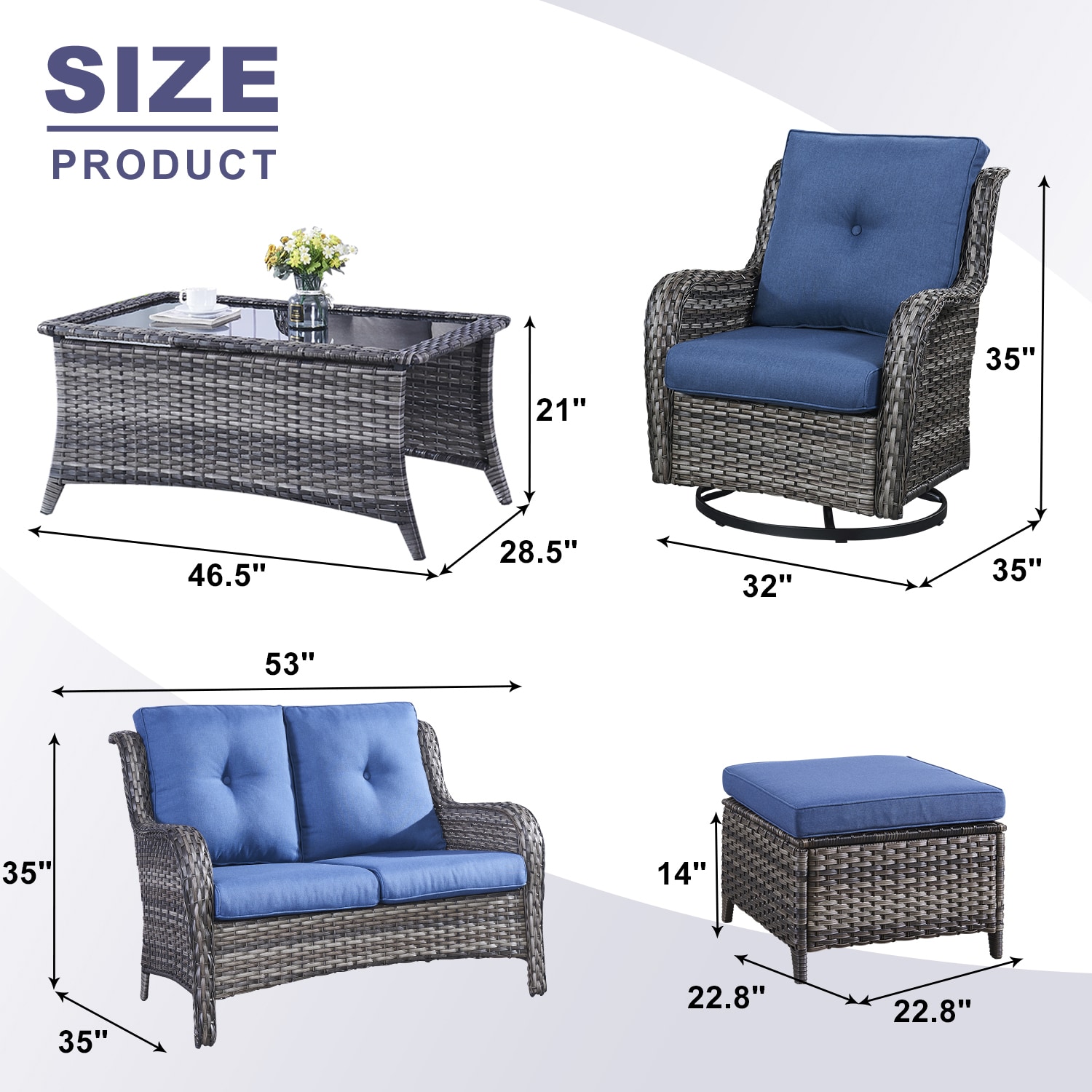 Rilyson FS039019024016-1 Patio-Conversation-Sets - View #4