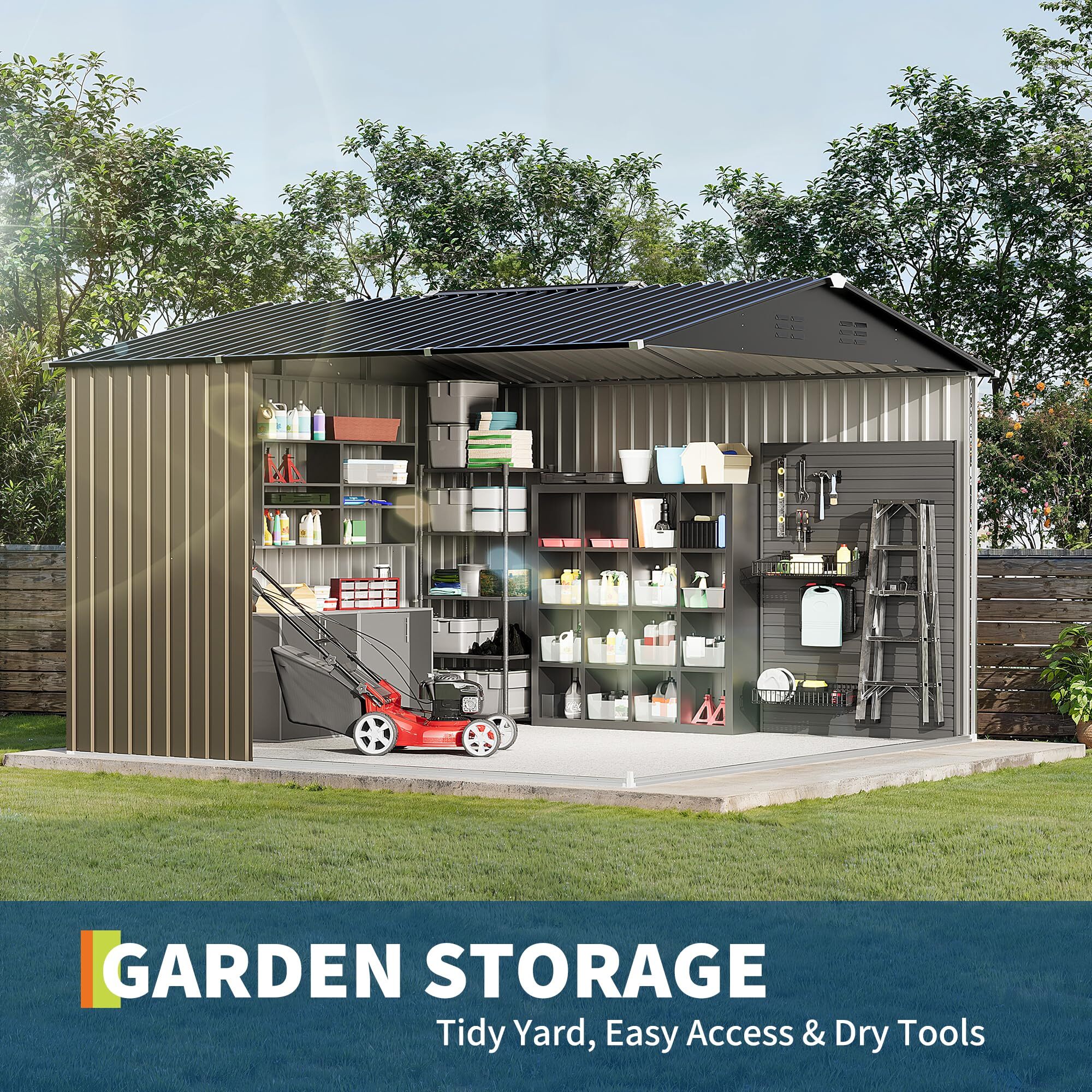 Encore Beets NOVA-VSSRX3K7F9 Metal-Storage-Buildings-Sheds - View #5