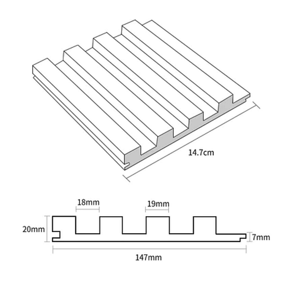 HIGHLANDERHOME WWC0007 Wall-Panels - View #10