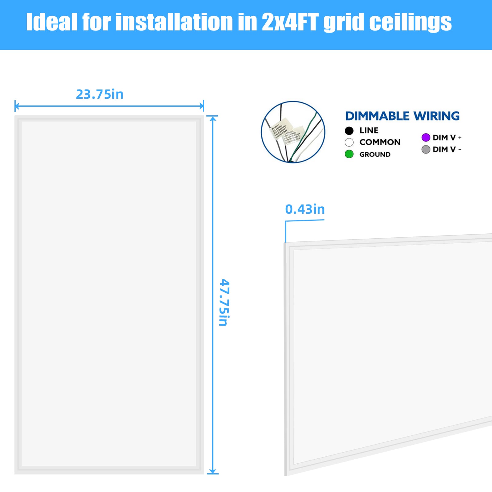 WYZM 2XX4-10PCS Led-Panel-Lights - View #2