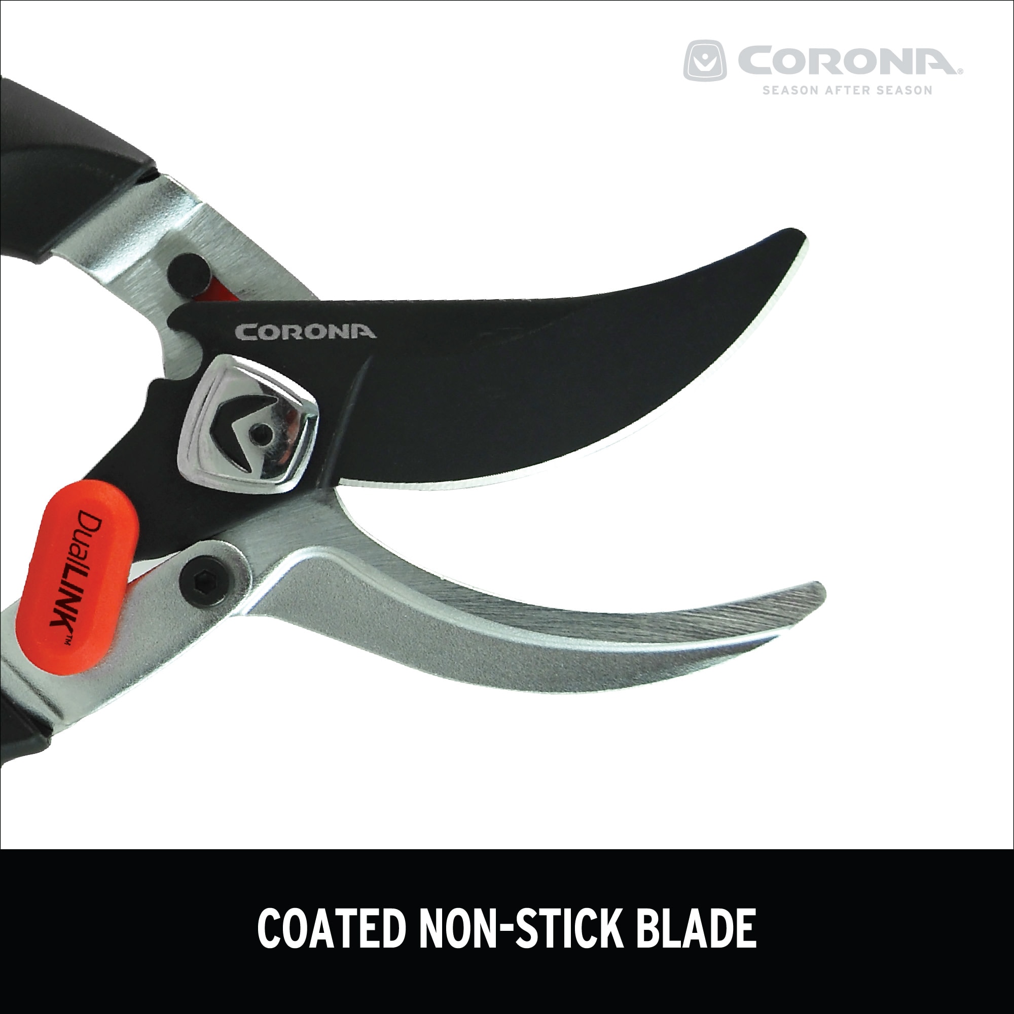 Corona Carbon Steel Compound Bypass Hand Pruner with Standard Handle in ...