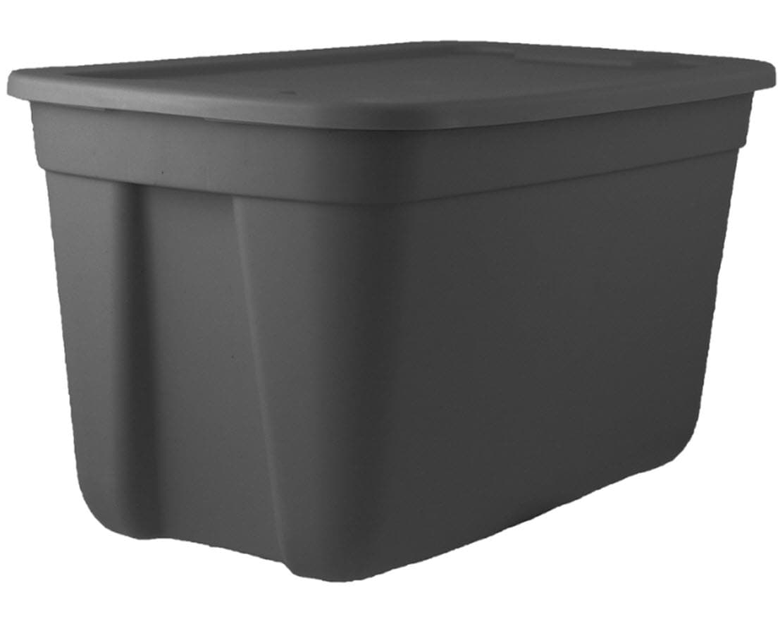 Centrex Rugged Tote X-large 50-Gallons (200-Quart) Gray Heavy Duty Tote  with Standard Snap Lid at