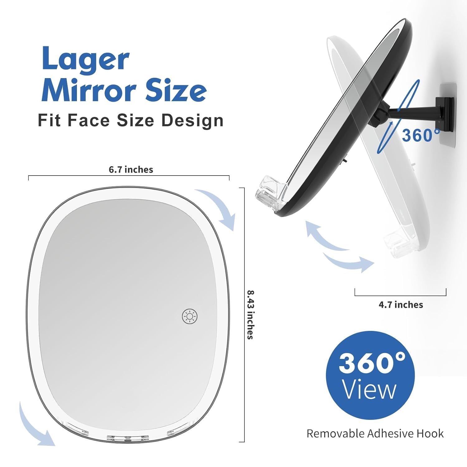 COSMIRROR RM378AS-L3C-1X Makeup-Mirrors - Thumbnail View #5
