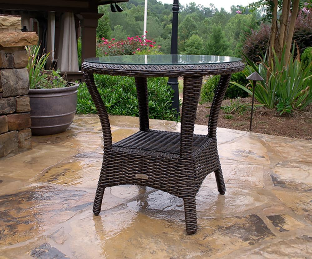 Tortuga Outdoor Bayview 3-Piece Wicker Patio Conversation Set with ...