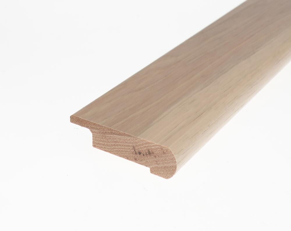 Flexco 3414651 2-in x 78-in x 0.5625-in Hickory Iberico Prefinished Wood Hickory Overlap Stair Nosing