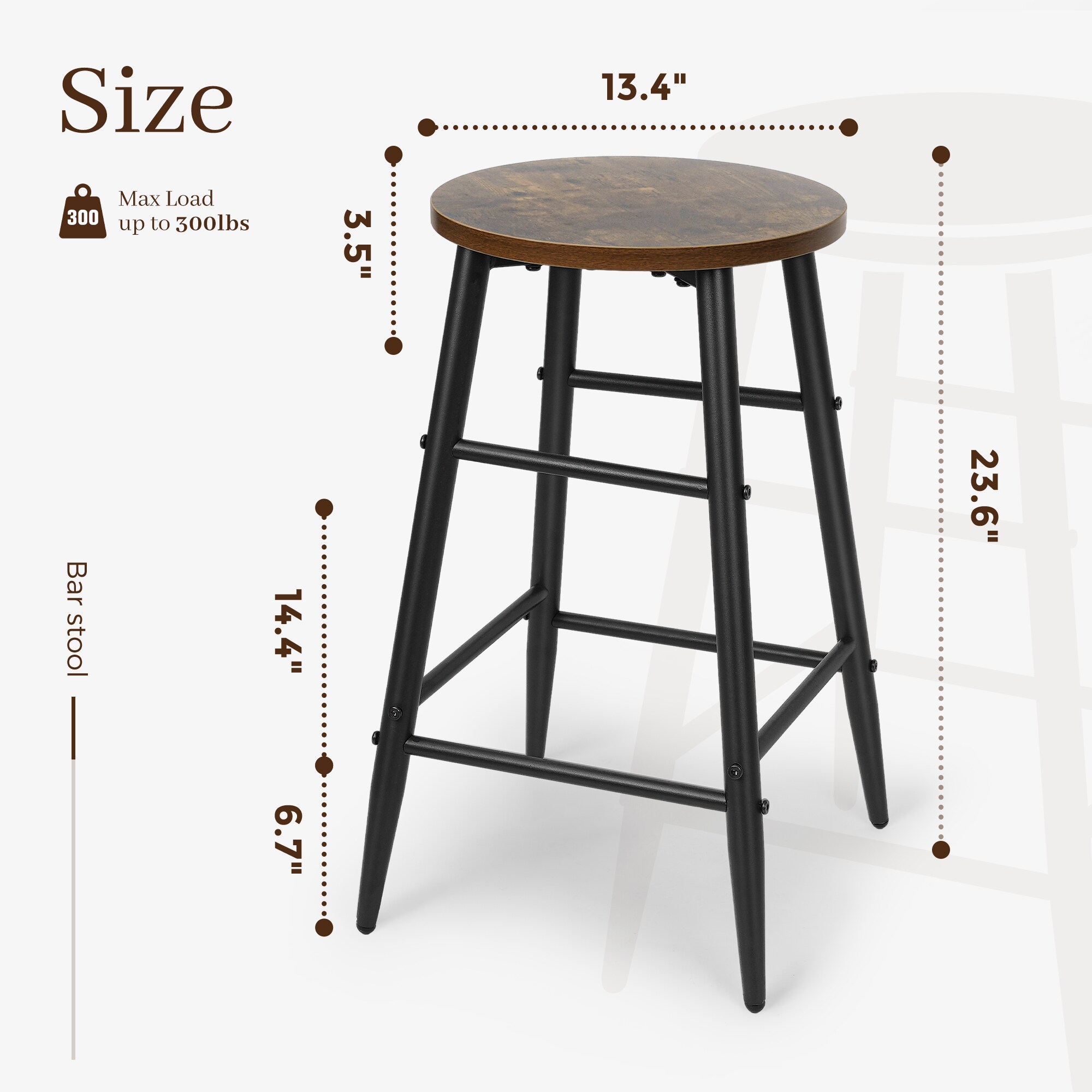 LTMATE LSRG003-RW-PK2 stools - View #4