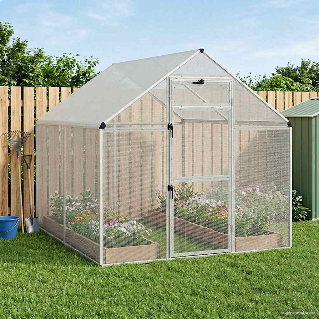 Tinyhomie Bird Cage Silver 71.46 x 87.01 x 68.31 in Welded Wire Mesh at ...