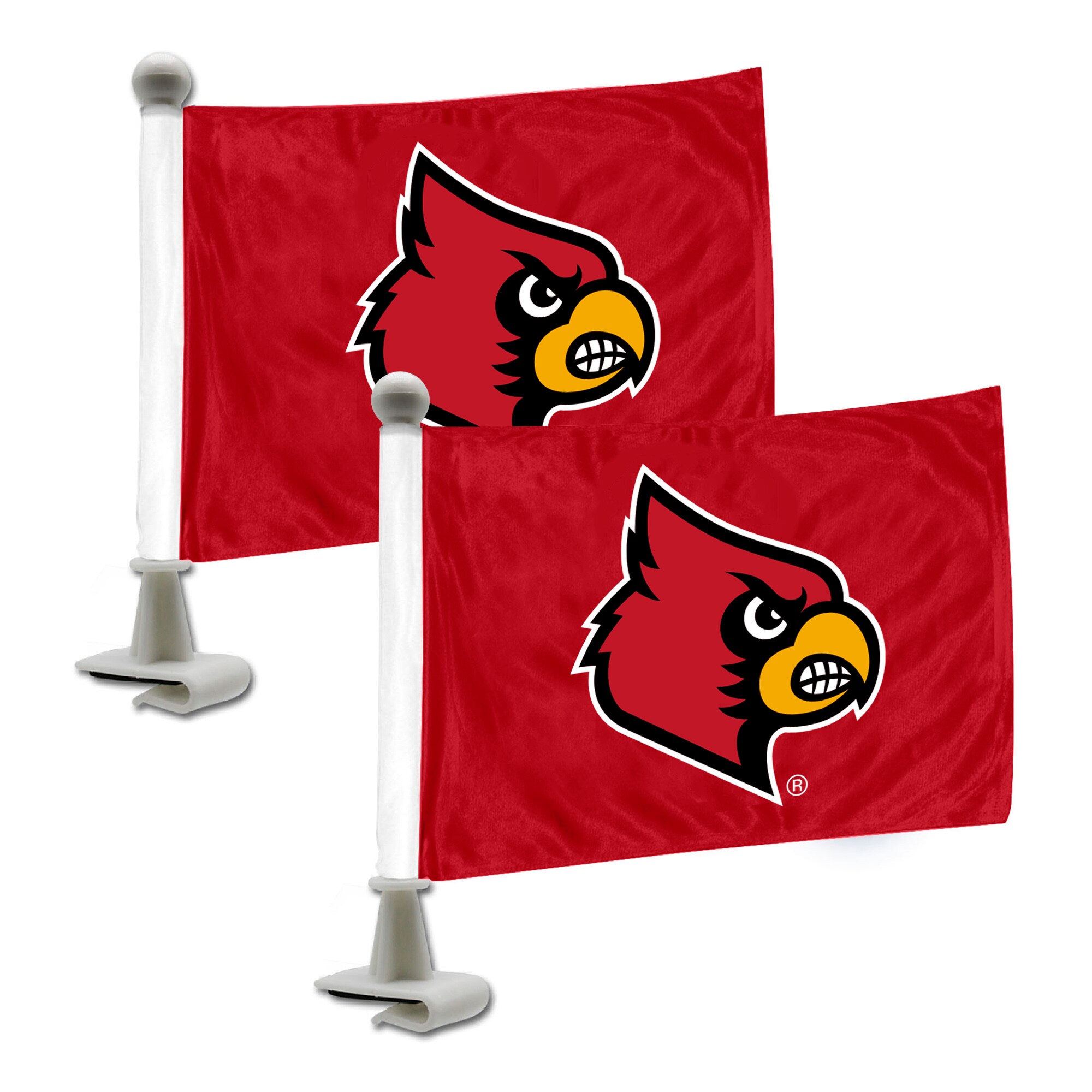 FANMATS 61912 Louisville Cardinals NCAA Ambassador Flags 2 -Pack Flag pair