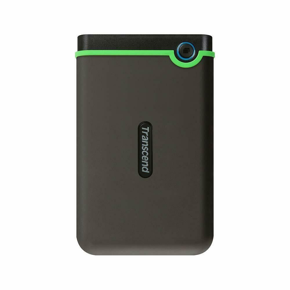  ISTR190572 Transcend TS2TSJ25M3S 2 TB StoreJet M3 USB 3.0 Slim External Hard Drive, Grey