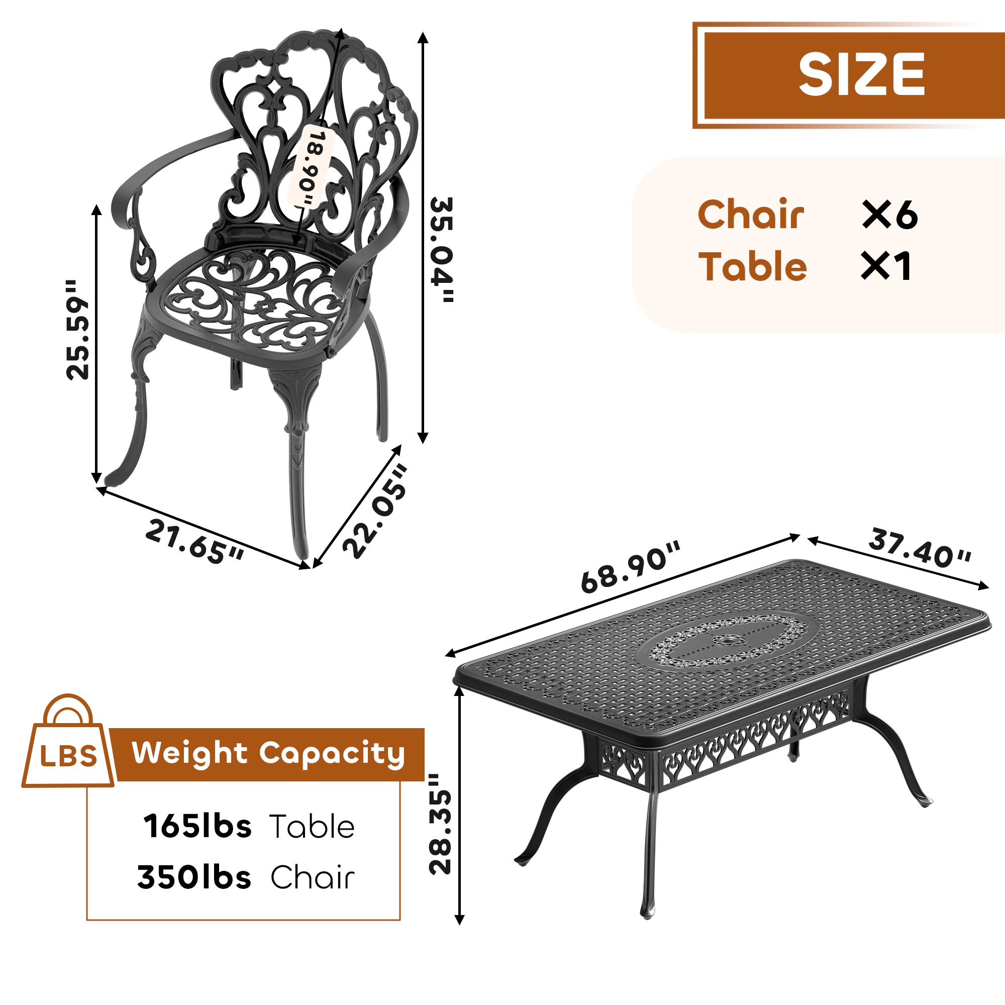 nicesure SLBK6047CZ6A1029RC Patio-Dining-Sets - View #8