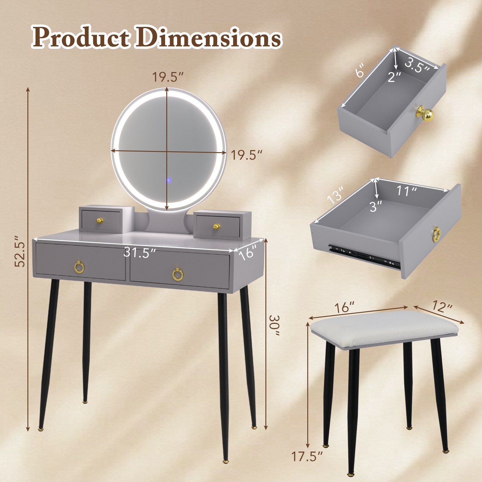 Slickblue D-CO-RG-SU94001UH Bedroom-Vanities - View #7