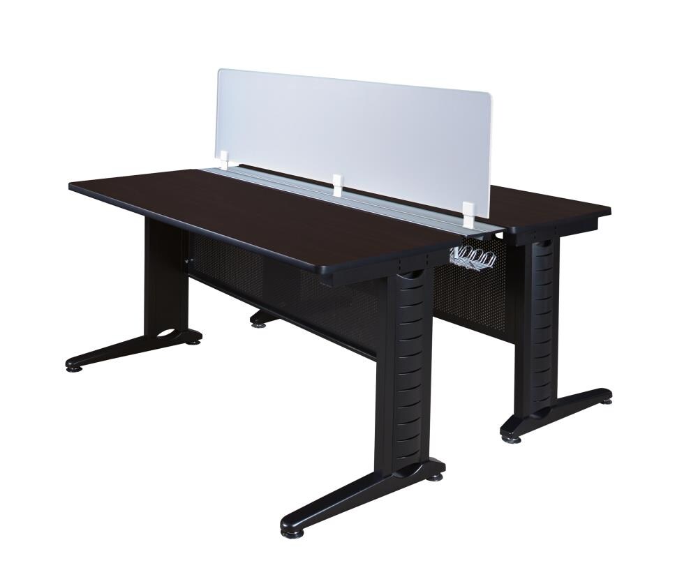 Regency MFBPD6658MW Fusion Brown 4-Person Training Table (66-in W x 45-in H)