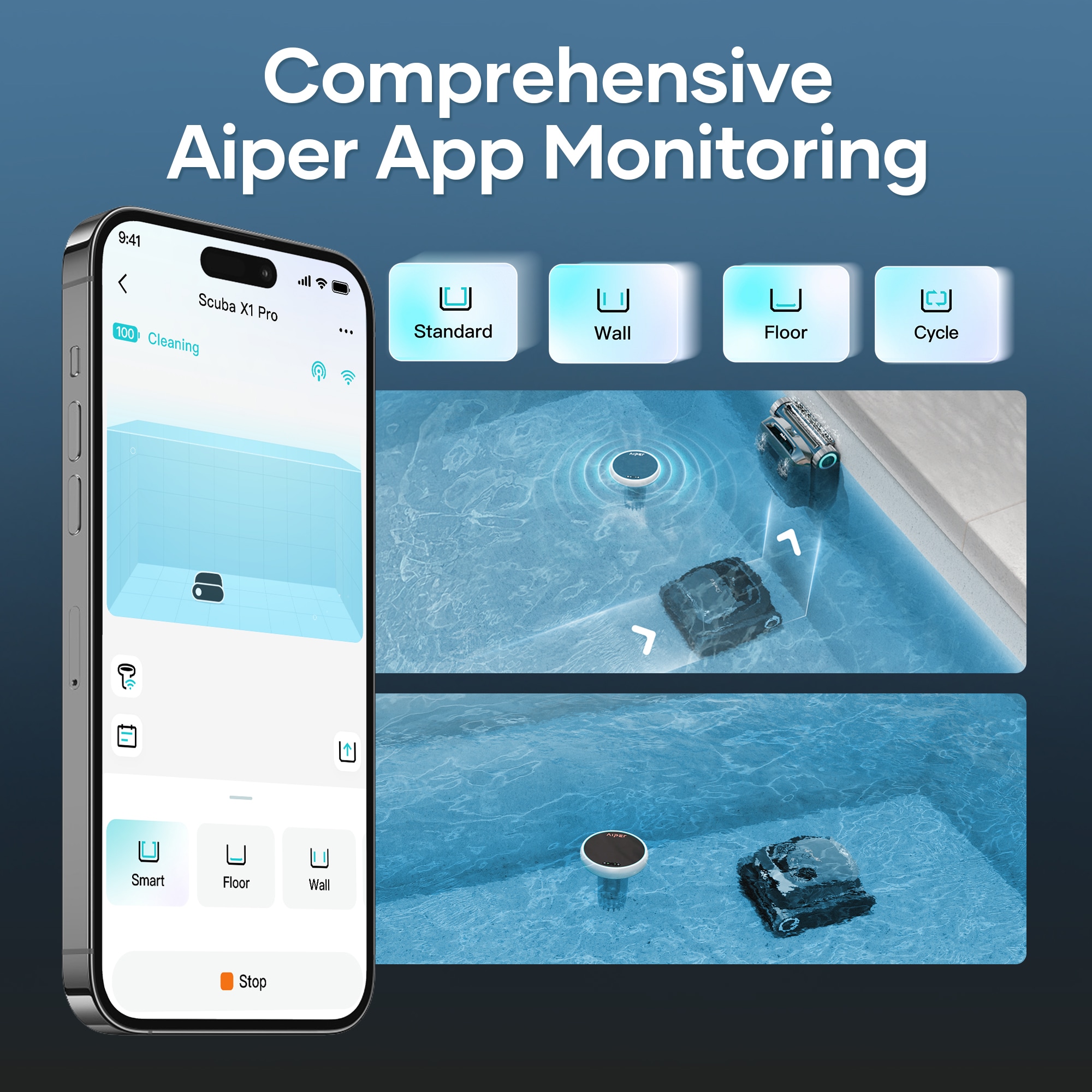 Aiper SCUBA X1 PRO Pool-Vacuums - View #3