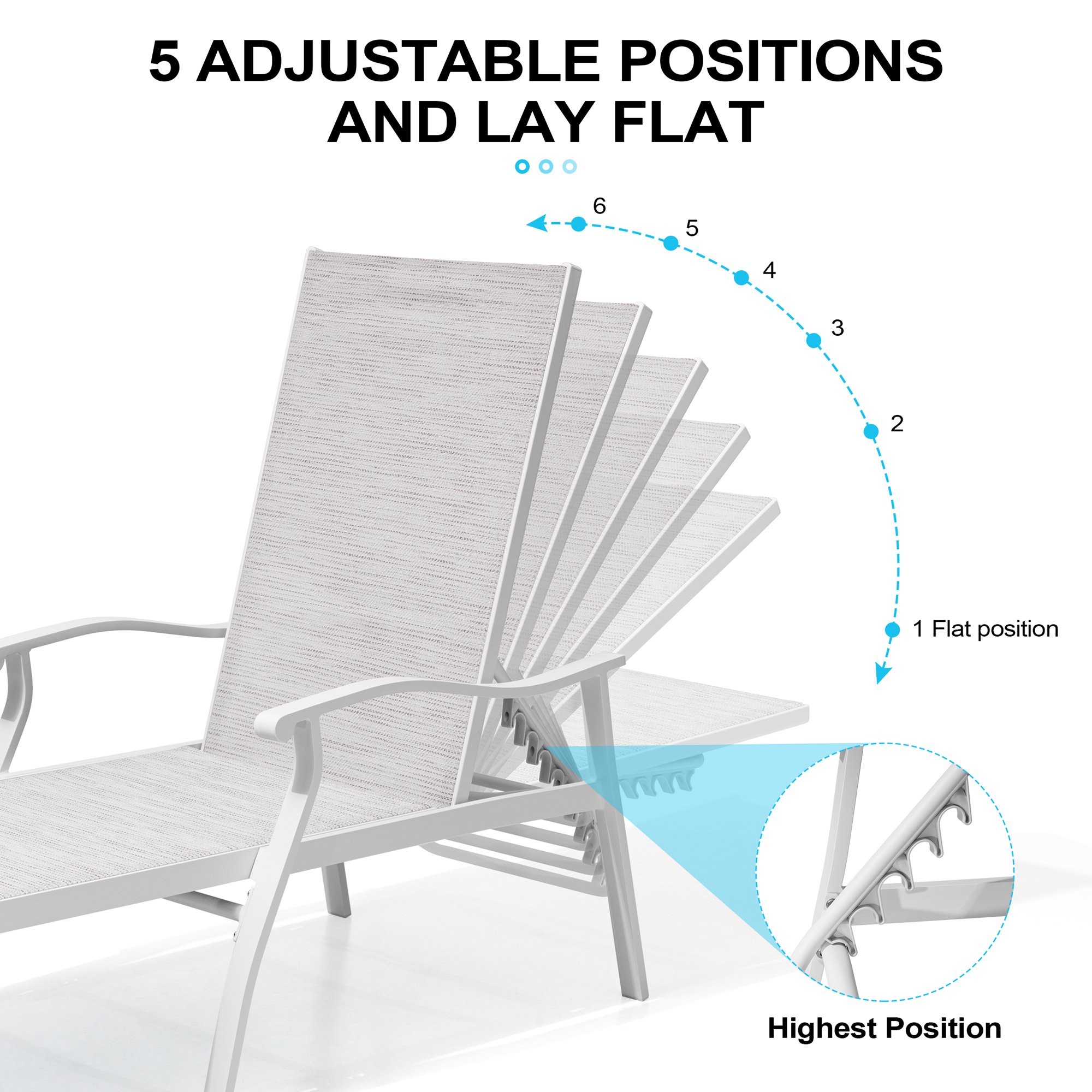 Crestlive Products CL-LG008WGB-2PC Patio-Chairs - View #4