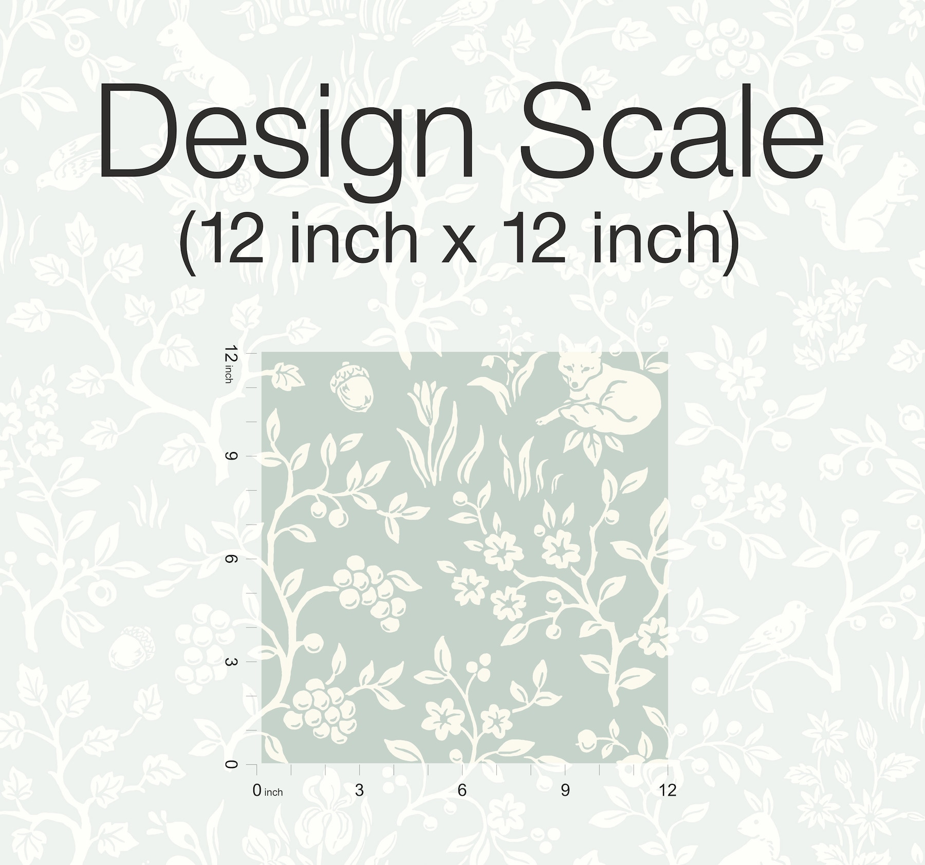 York Wallcoverings PSW1167RL 34.2-Sq. Feet Green Non-woven Animals Self-adhesive Peel and Stick Wallpaper