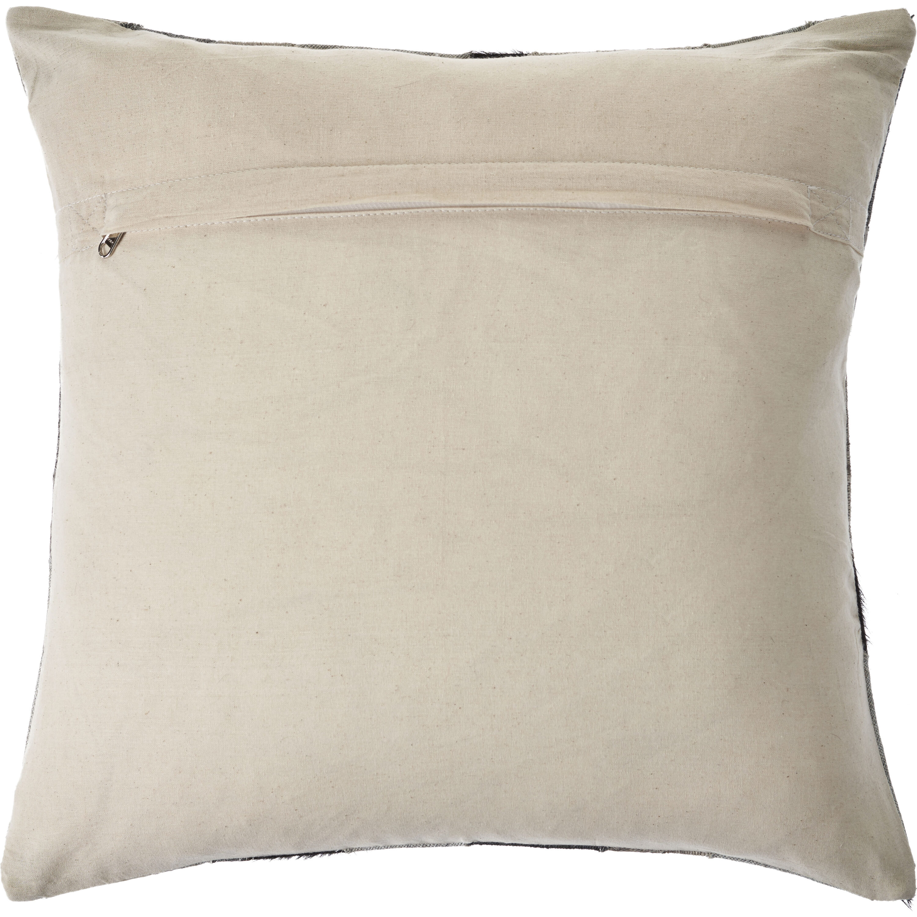 Gray and Brown Chevron Faux Leather Throw Pillow Set