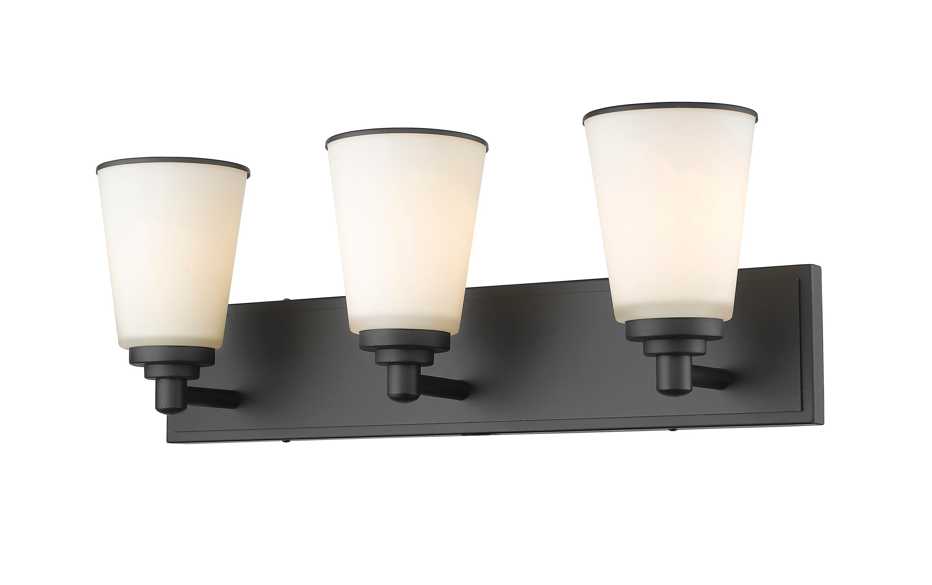 Z-Lite 432-3V-BRZ Jarra 23-in 3-Light Bronze Transitional Vanity Light