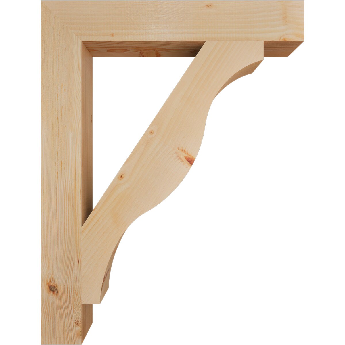 Ekena Millwork BKT04X26X34FST05SDF Exterior-Brackets-Braces - View #3