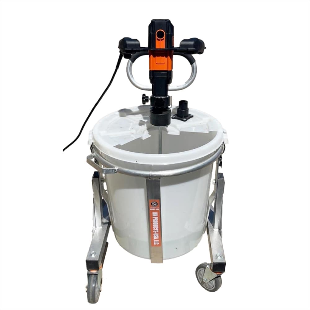 BN Products-USA BNR6500 Power Paddle Mixer - 2 Blade Cement Mixer