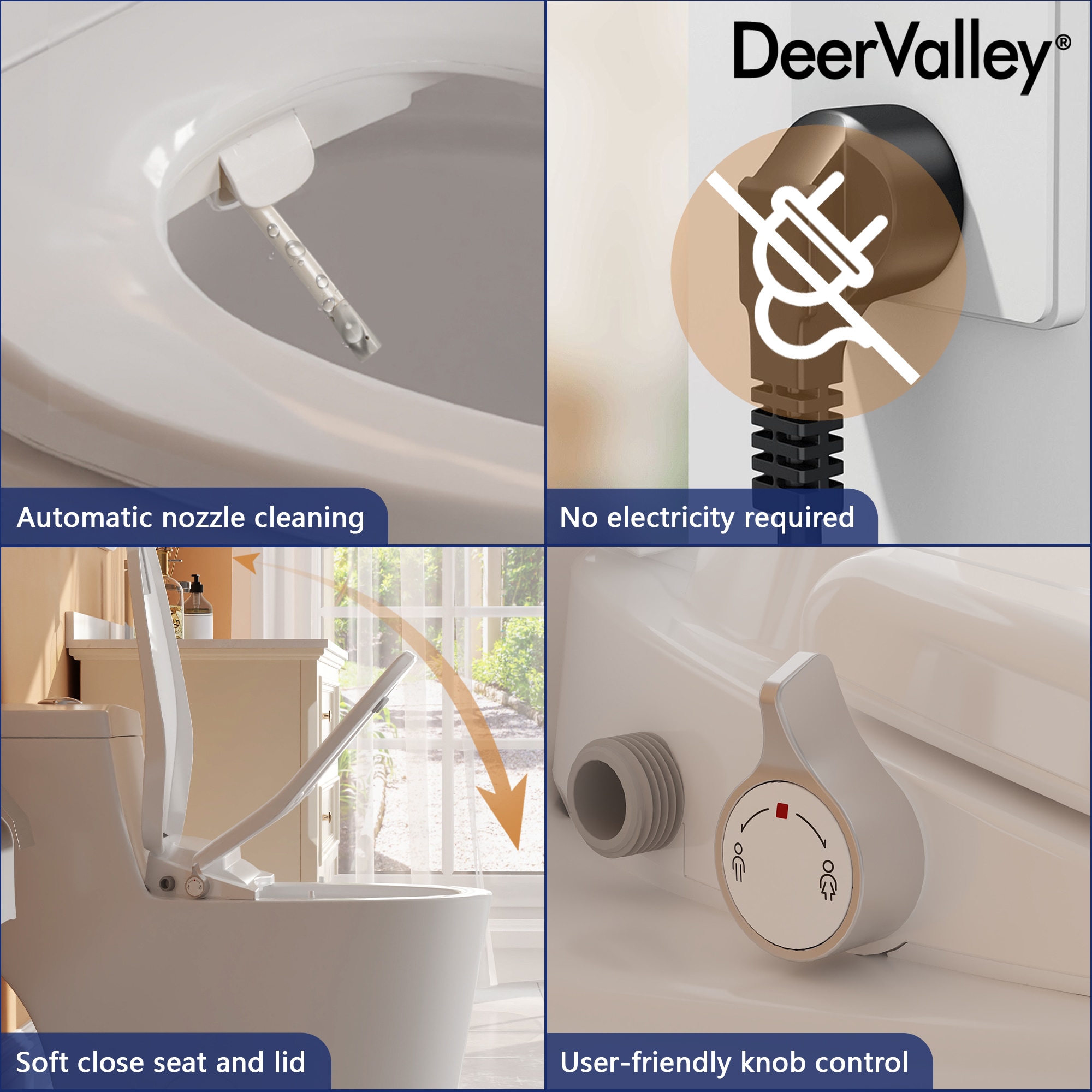 DeerValley DV-1S0028 Bidet-Toilet-Seats - View #3
