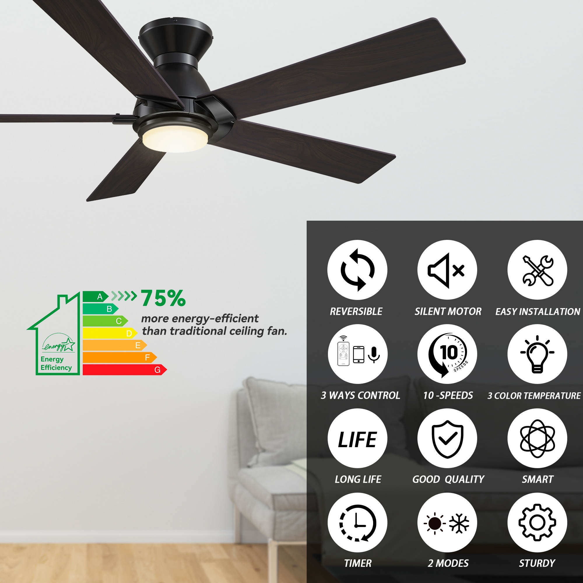 CARRO USA LS485J1-L11-BG-1-FM Ceiling-Fans - View #5