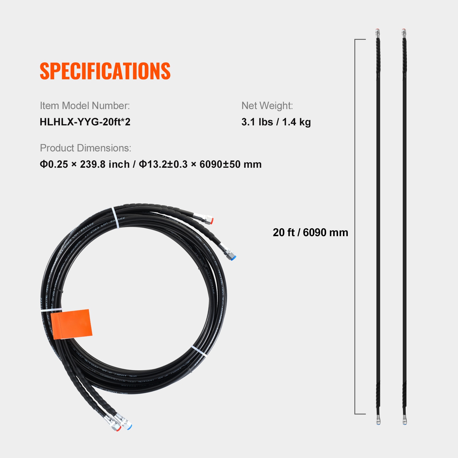 VEVOR YYRGPJ220YC0PY24VV0 Boat-Control-Cables - View #8