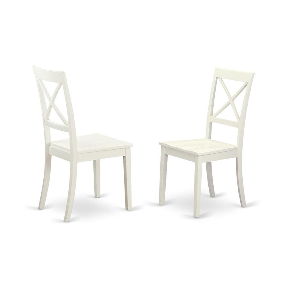 East West Furniture LGBO5-LWH-W Dining-Sets - View #3