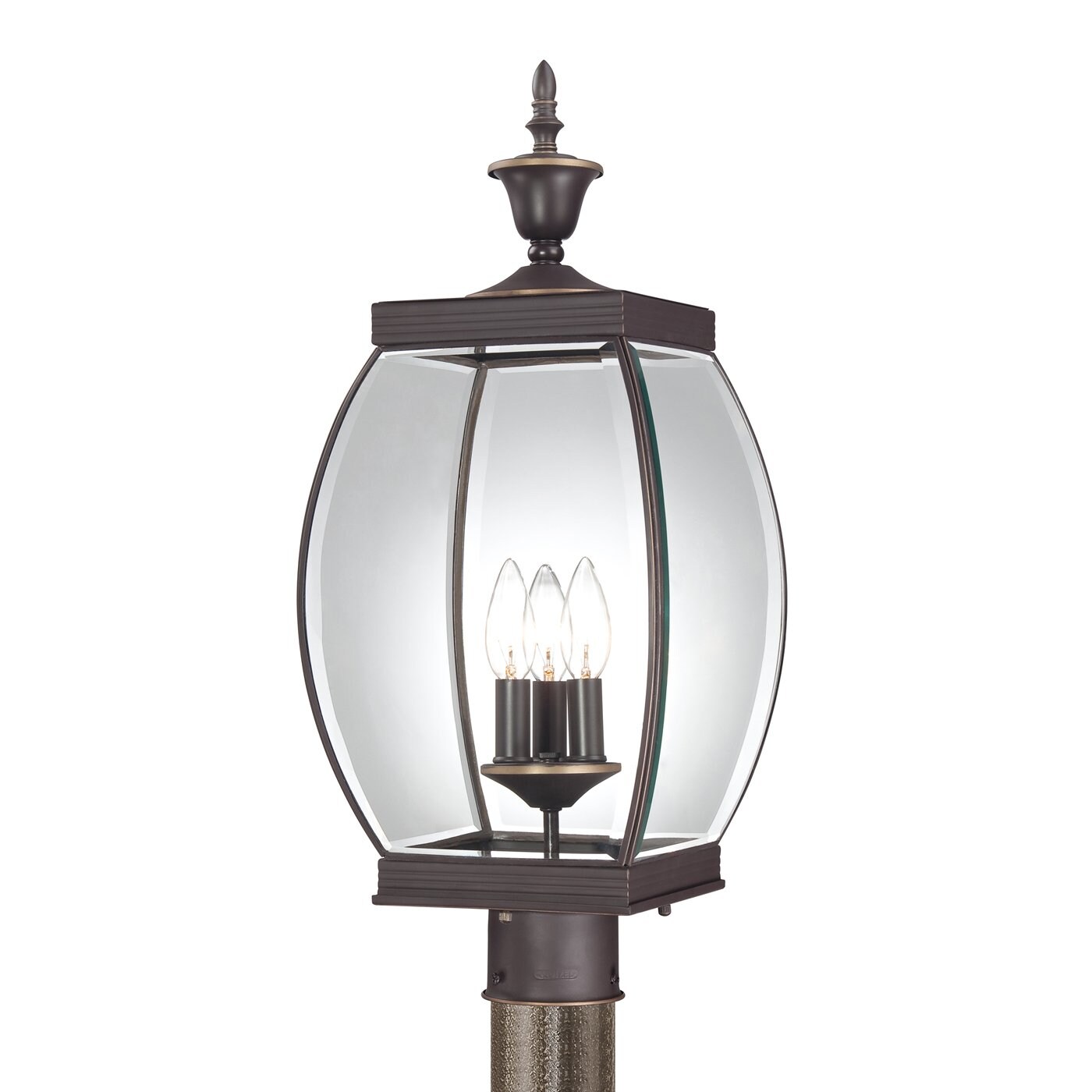 Quoizel OAS9009Z Oasis 22-in Medici Bronze Transitional Outdoor Post Light