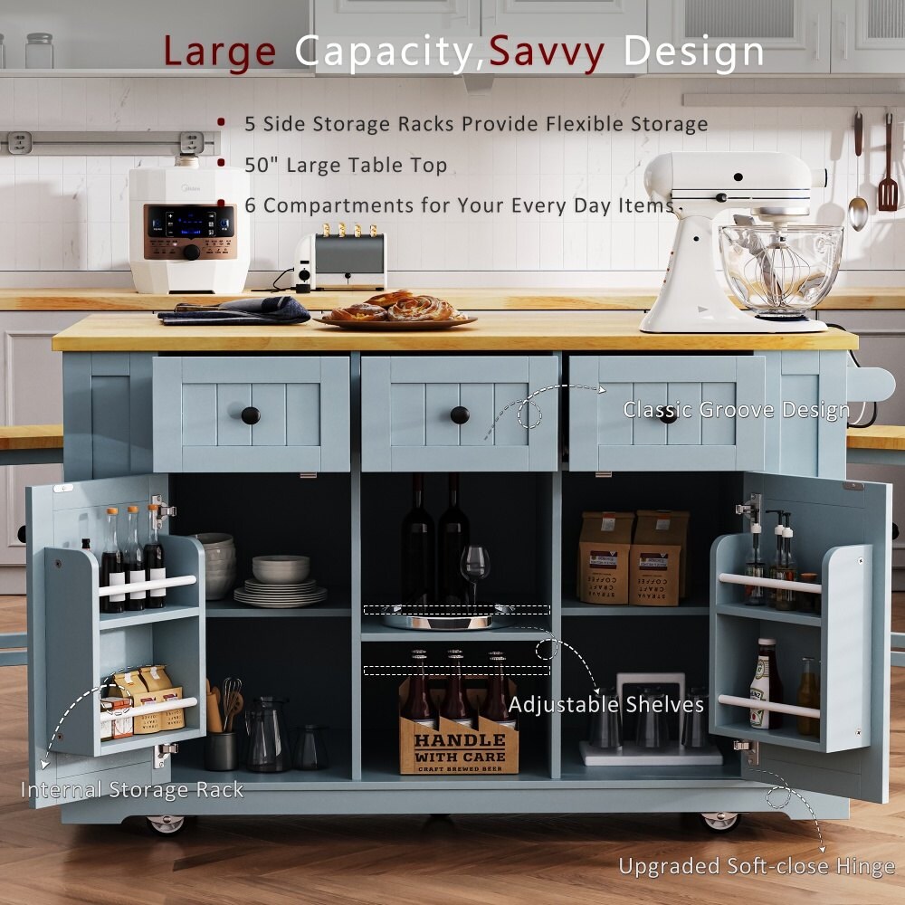 Coolbibila CEU-ISLAND-BLUE Kitchen-Furniture - View #4