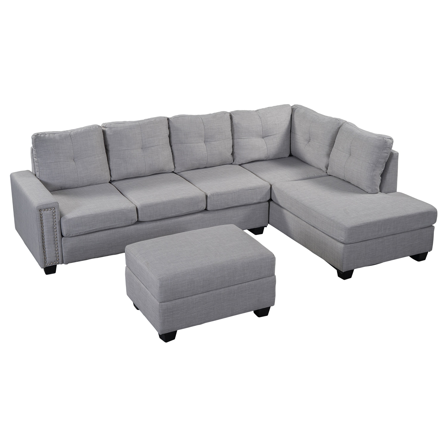 SINOFURN SYA370108GY Sofas-Loveseats - View #2