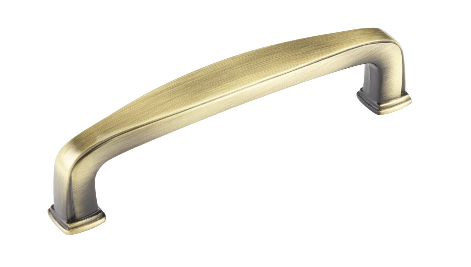 Richelieu BP81092AE Charlemagne 3-3/4-in , 96mm Center to Center Antique English Rectangular Handle