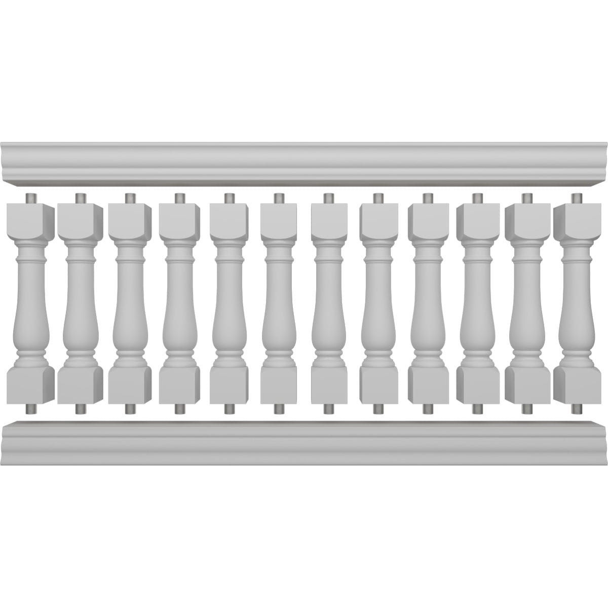 Ekena Millwork BALK42X084OXN railings - View #5