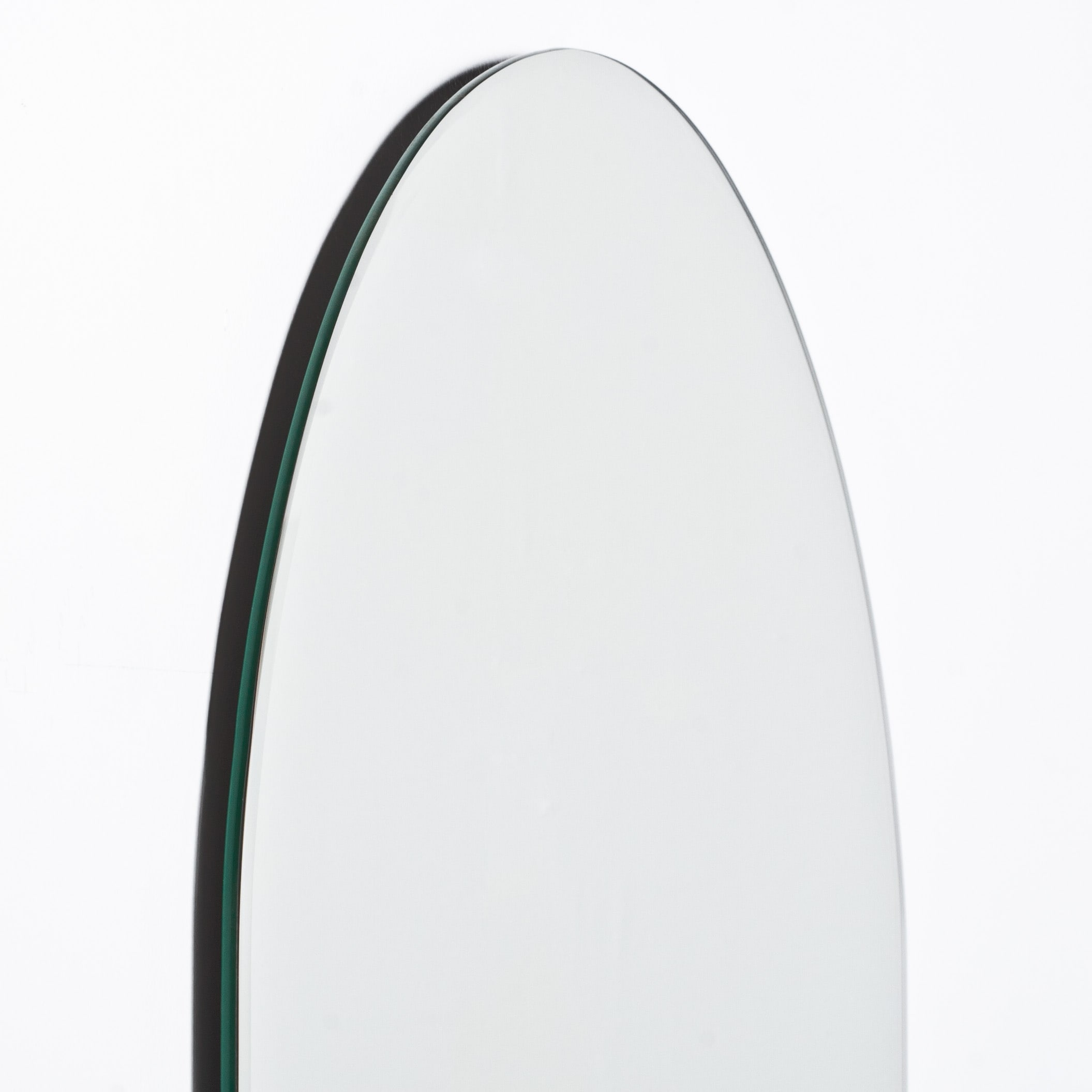 Khloe Frameless Rectangular Vanity Mirror with Beveled Edges