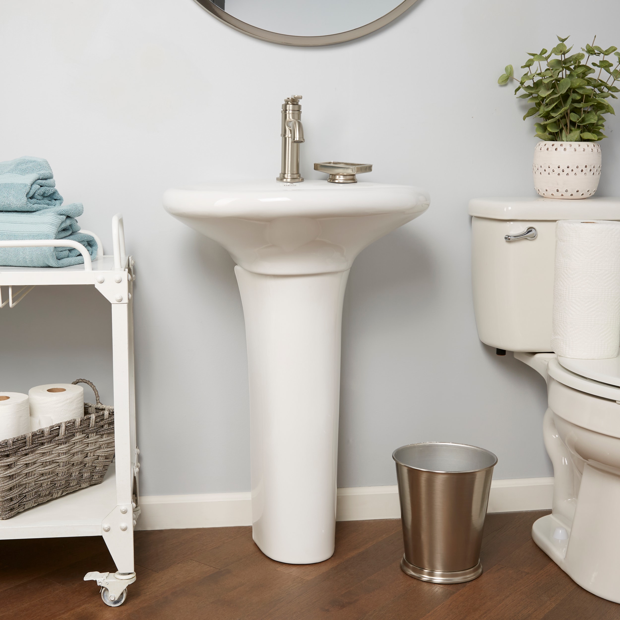 Barclay 3-281WH Complete-Pedestal-Lavatories - View #7