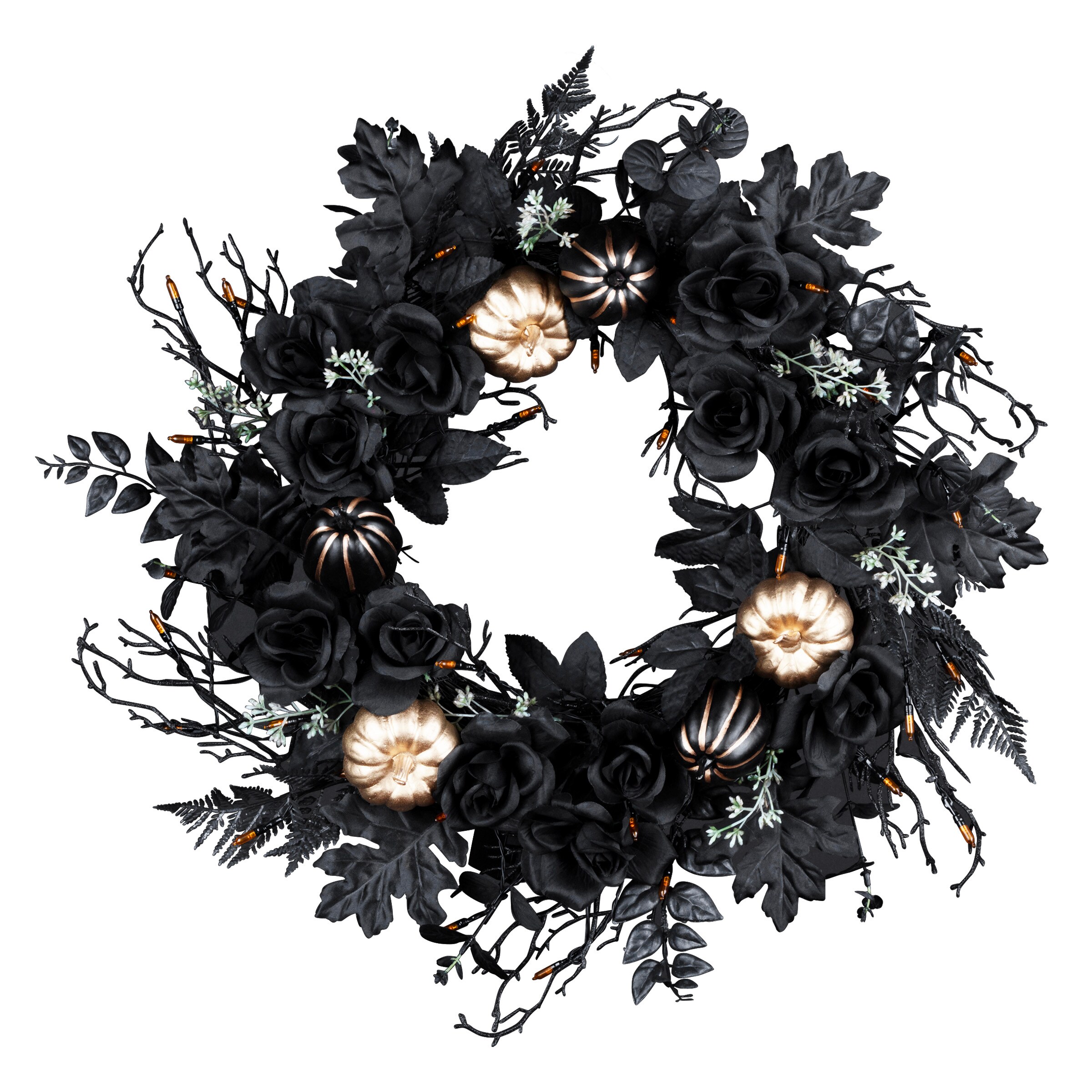 National Tree Company JH100-23FD0148-B1 Artificial-Halloween-Wreaths - View #5